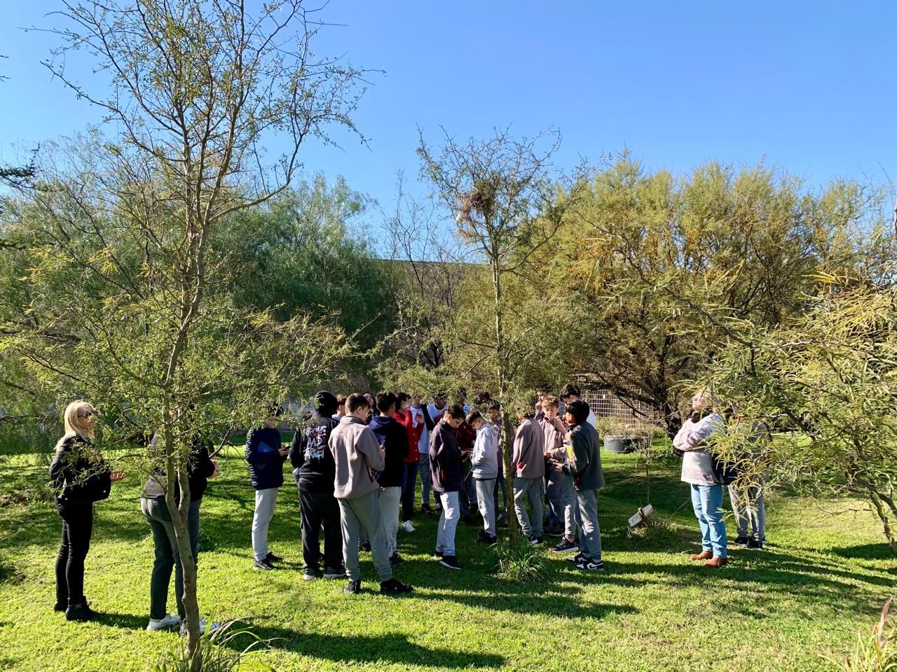 Estudiantes en laboratorio